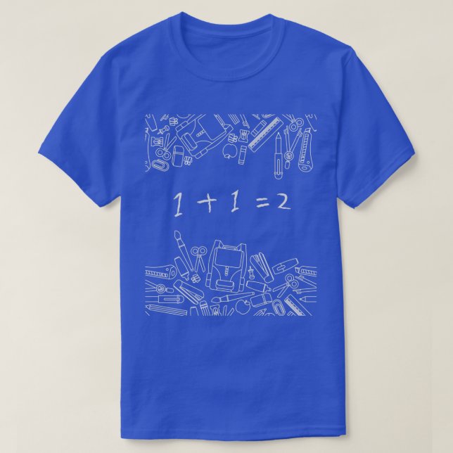 Camiseta Multiplication table (Diseño del anverso)