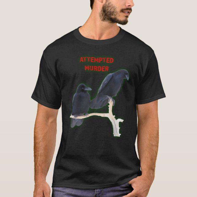 Camiseta Multitud de Corvid del intento de asesinato (Anverso)