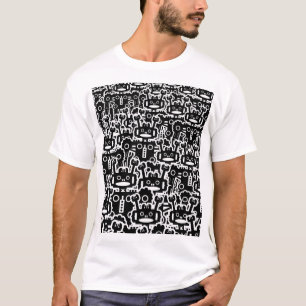 Camiseta Multitud de robots