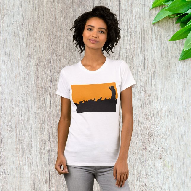 Camiseta Multitud de Silueta de Concierto de Rock Festival  (Subido por el creador)