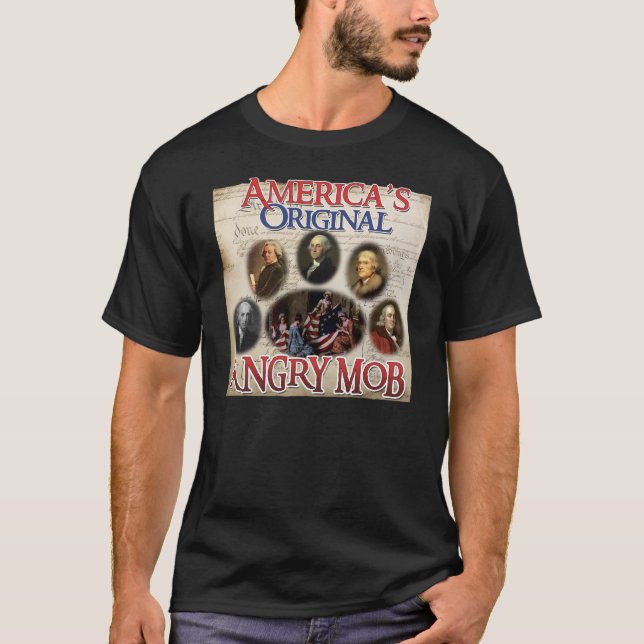 Camiseta Multitud enojada. Las originales (Anverso)