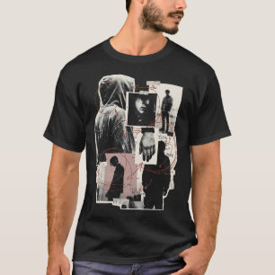 Camiseta Multitud equivocada Collage callejero subterráneo