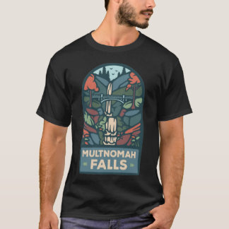 Camiseta MULTNOMAH FALLS OREGON Pegatina
