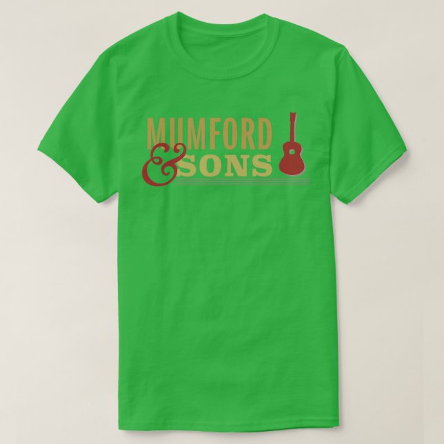Camiseta Mumford Sons (Diseño del anverso)