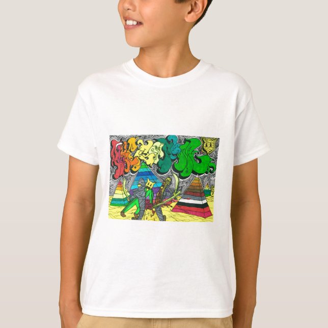 Camiseta Mummias de corte porcentual (Anverso)