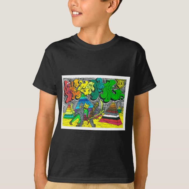 Camiseta Mummias de corte porcentual (Anverso)