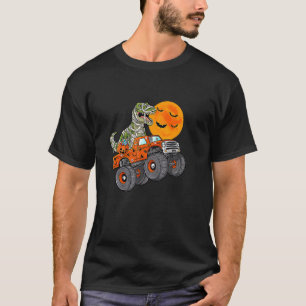 Camiseta Mummy Dinosaur Drive Car En Halloween