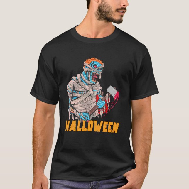 Camiseta Mummy Halloween costume best Halloween celebrants (Anverso)