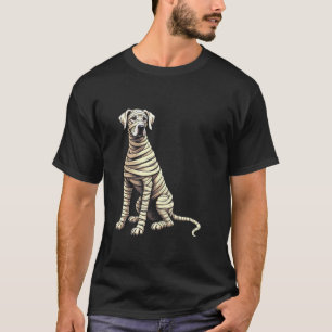 Camiseta Mummy lindo Dane Funny Perro Lover Halloween T