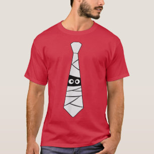 Camiseta Mummy Neck Tie Halloween Associate 655