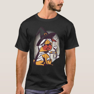 Camiseta Mummy Pug Cute Dog Halloween Costume Pug O Ween