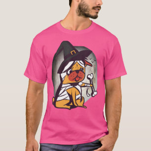 Camiseta Mummy Pug Cute Dog Halloween Costume Pug O Ween