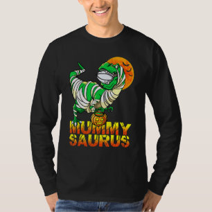 Camiseta Mummy Saurus Rugby T Rex Dinosaur Halloween Rugby
