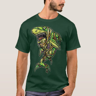 Camiseta Mummy Shark Boys HalloweenT-Shirt