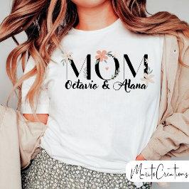 Camiseta Mum's T-shirt to personalise your children's name