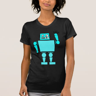 Camiseta mún robot enojado