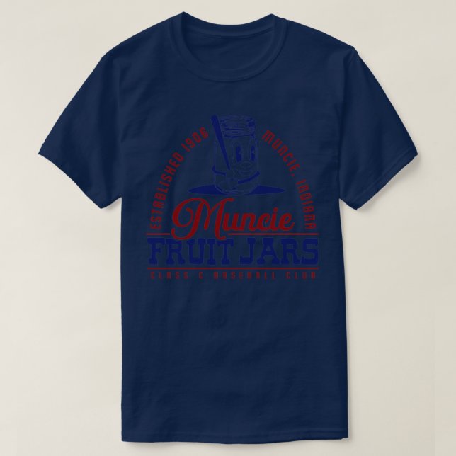 Camiseta Muncie Fruit Jars Baseball (Diseño del anverso)