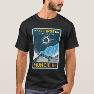 Camiseta Muncie Indiana En Eclipse Solar Total 2024