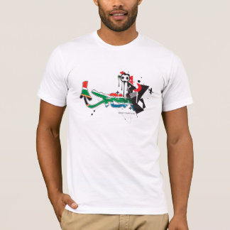Camiseta Mundial 2010 del FSM - bandera de Suráfrica