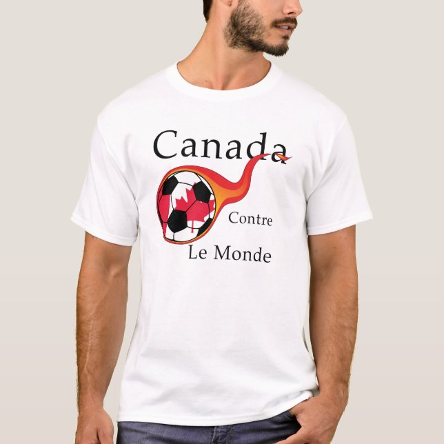 Camiseta Mundial - Canadá contra. El mundo (Anverso)