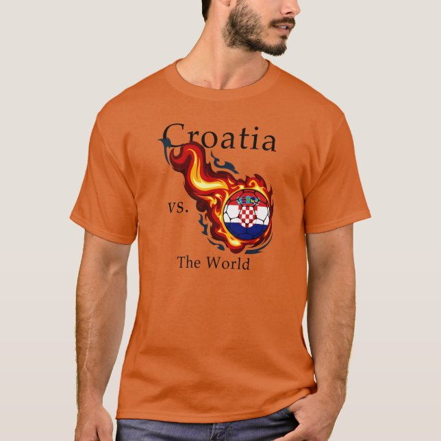 Camiseta Mundial - Croacia contra. El mundo (Anverso)
