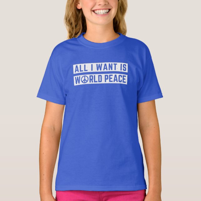 Camiseta Mundial de la Paz (Anverso)