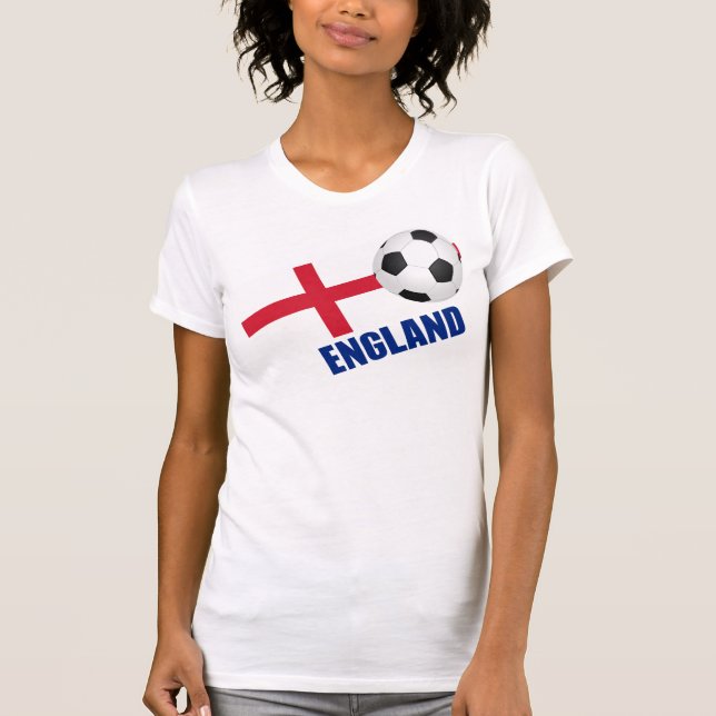 Camiseta Mundial del fútbol de Inglaterra (Anverso)