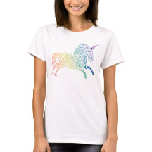 Camiseta Mundial Rainbow Unicorn