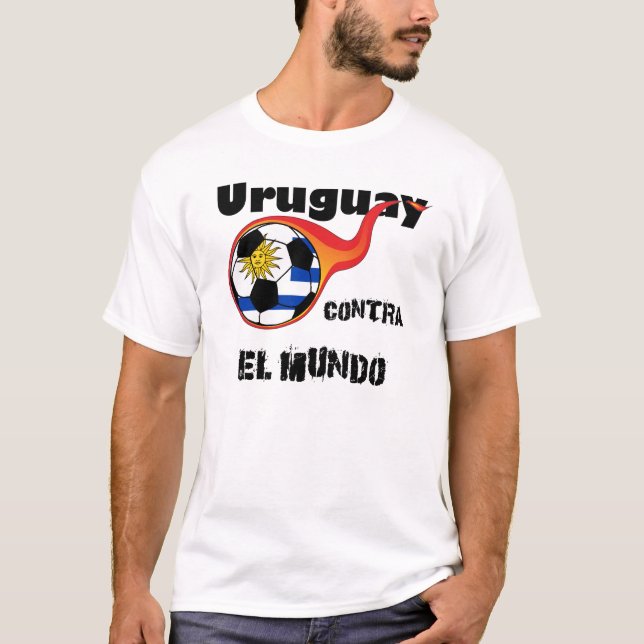 Camiseta Mundial - Uruguay contra. El mundo (Anverso)