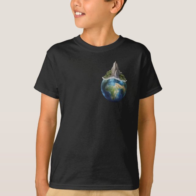 Camiseta Mundo 15 planeta, universo, tercer planeta, global (Anverso)