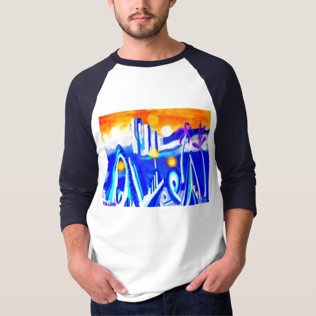 Camiseta Mundo alienígena (Anverso)