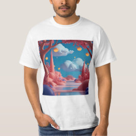 Camiseta Mundo Alienigena Rosa