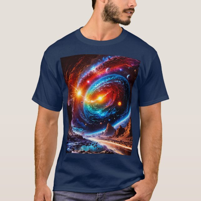 Camiseta Mundo colorido (Anverso)