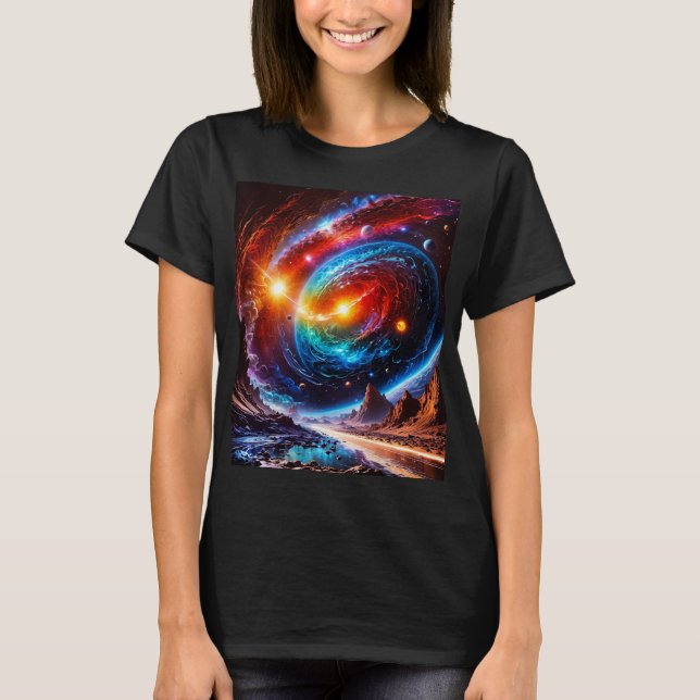 Camiseta Mundo colorido (Anverso)