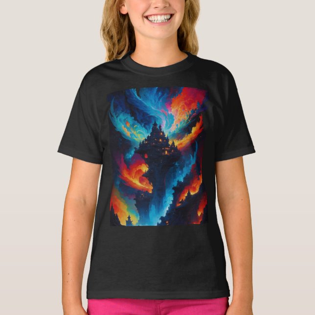 Camiseta Mundo colorido (Anverso)
