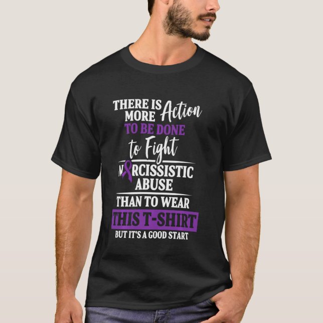 Camiseta Mundo: Concienciación sobre el abuso narcisista (Anverso)