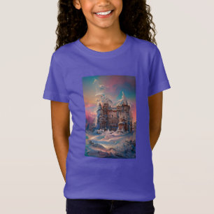 Camiseta Mundo de cuento de hadas, Castillo de invierno, Ca