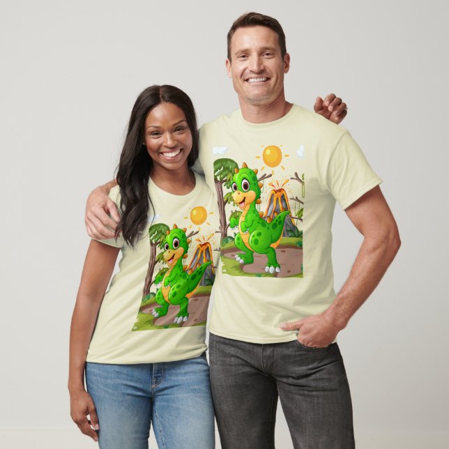CAMISETA MUNDO DE DINOSAURIOS PREHISTÓRICOS  (Unisexo)