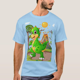 CAMISETA MUNDO DE DINOSAURIOS PREHISTÓRICOS 