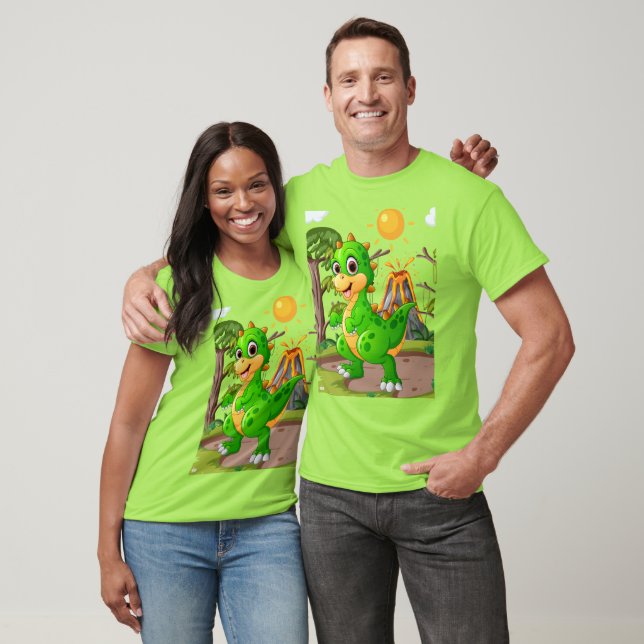 CAMISETA MUNDO DE DINOSAURIOS PREHISTÓRICOS  (Unisexo)