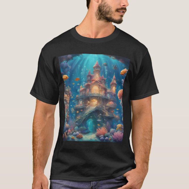 Camiseta Mundo de fantasías subacuáticas (Anverso)