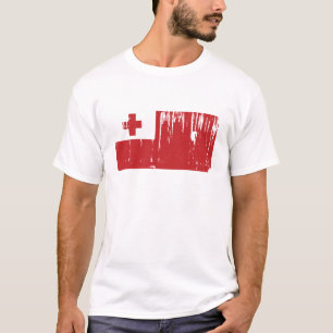 Camiseta Mundo de la bandera de Tonga