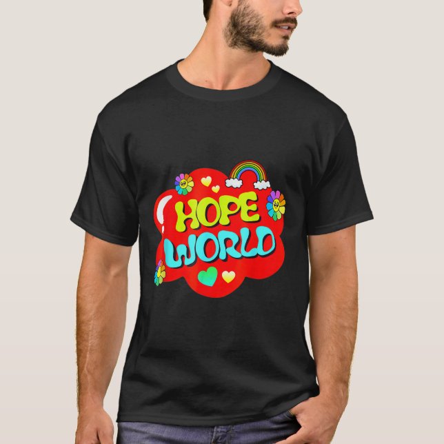 Camiseta Mundo de la Esperanza Colorida (Anverso)