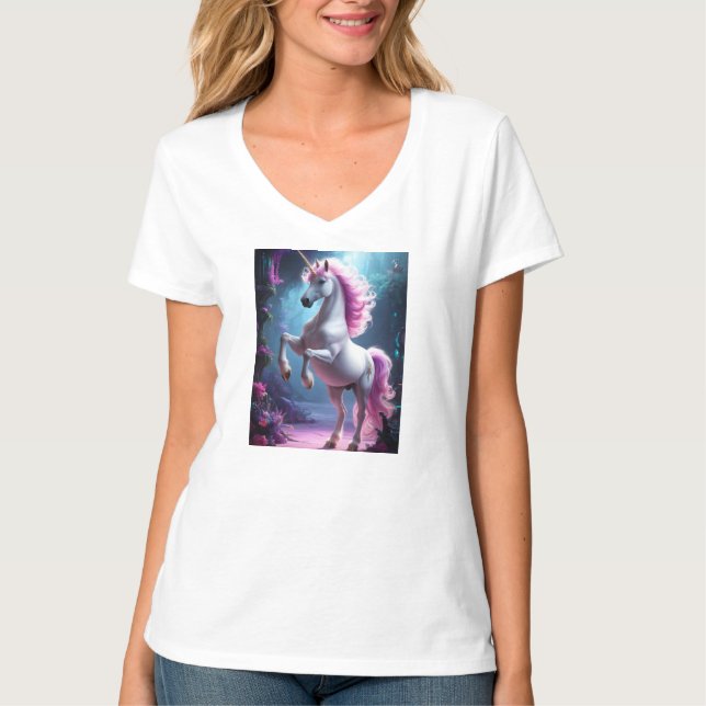 Camiseta Mundo de las criaturas fantasmas: Unicornios Galor (Anverso)