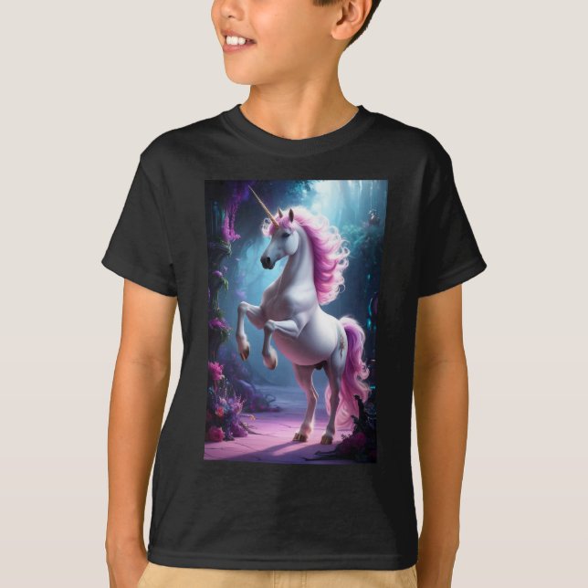 Camiseta Mundo de las criaturas fantasmas: Unicornios Galor (Anverso)