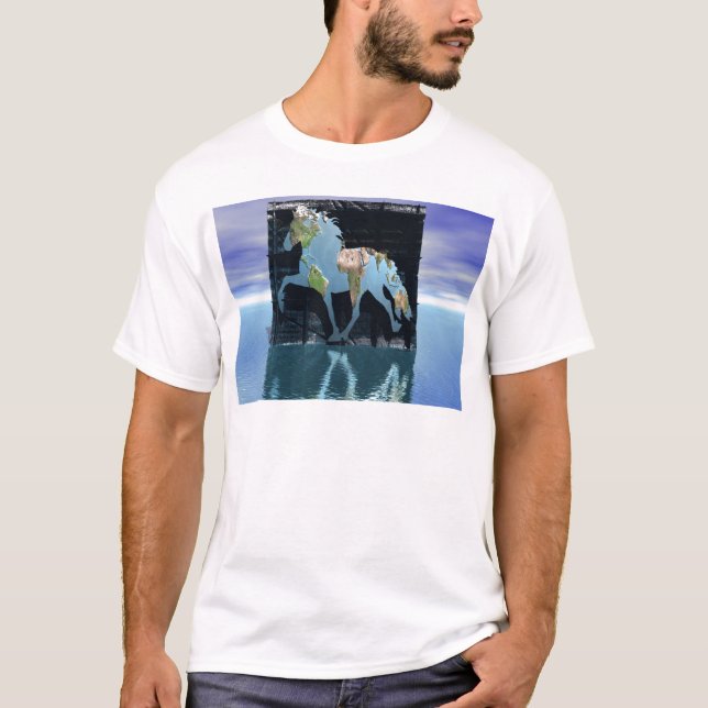 Camiseta Mundo de los caballos islandeses (Anverso)