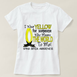 Camiseta Mundo de los medios a mí 1 Spina bífido