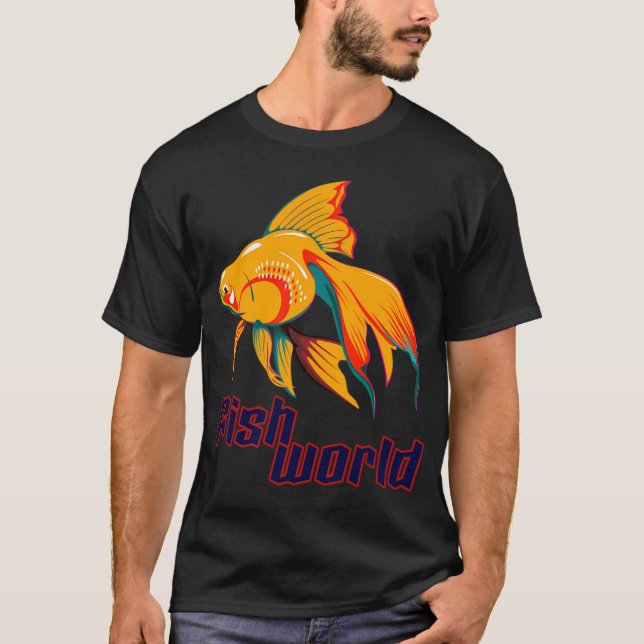 Camiseta Mundo de Peces (Anverso)