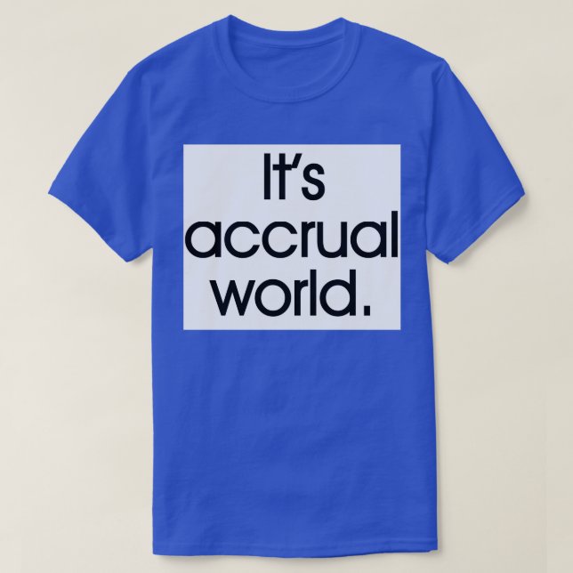 Camiseta Mundo de valores devengados Itx27 19 (Diseño del anverso)