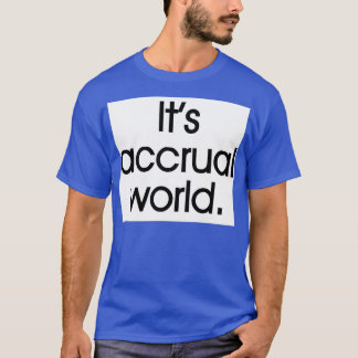 Camiseta Mundo de valores devengados Itx27 19